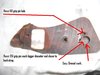 Easy dremel fix for different size and placement of the grip pin hole.